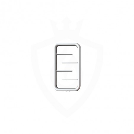 Carisa Aren Brushed Stainless Steel Designer Towel Rail - 500 x 900mm
