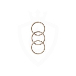 Carisa Halo Brushed Stainless Steel Designer Towel Rail - 400 x 930mm