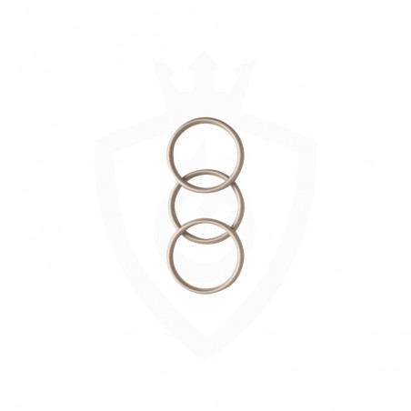Carisa Halo Brushed Stainless Steel Designer Towel Rail - 400 x 930mm