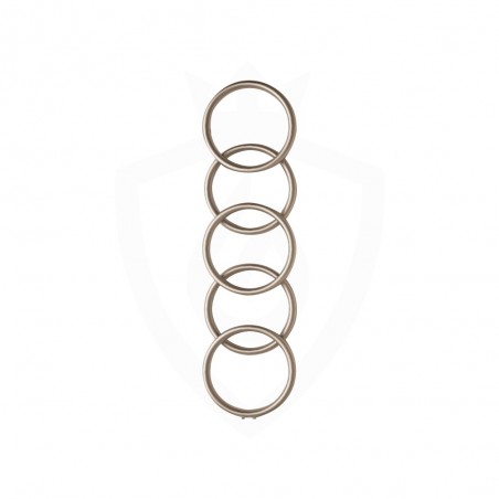 Carisa Halo Polished Stainless Steel Designer Towel Rail - 400 x 1470mm