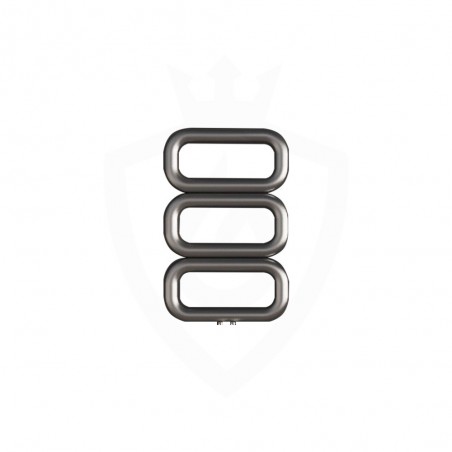 Carisa Talent Brushed Stainless Steel Designer Towel Rail - 500 x 780mm