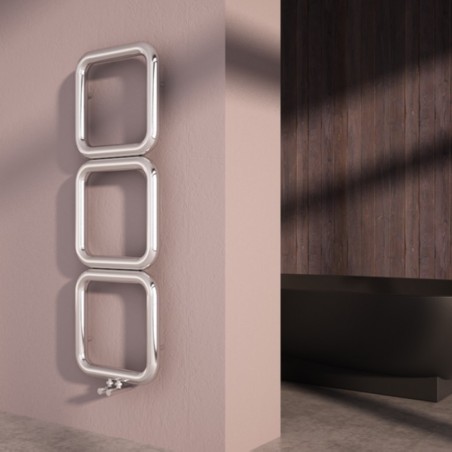 Carisa Baro Polished Stainless Designer Towel Rail - 500 x 1500mm