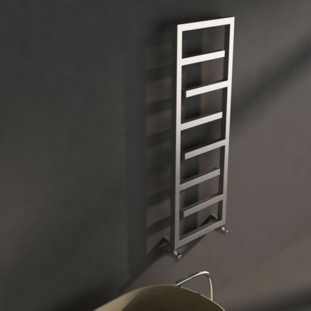 Carisa Eclipse Brushed Stainless Steel Designer Towel Rail - 500 x 1370mm