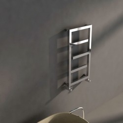 Carisa Eclipse Polished Stainless Steel Designer Towel Rail - 500 x 880mm - Installed
