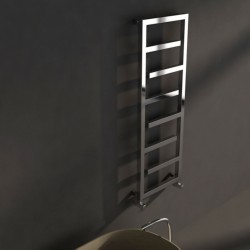 Carisa Eclipse Polished Stainless Steel Designer Towel Rail - 500 x 1370mm - Installed