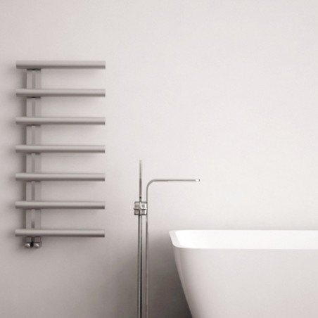 Carisa Ivor Brushed Stainless Steel Designer Towel Rail - 500 x 1000mm