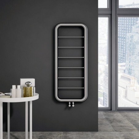 Carisa Aren Brushed Stainless Steel Designer Towel Rail - 500 x 1200mm