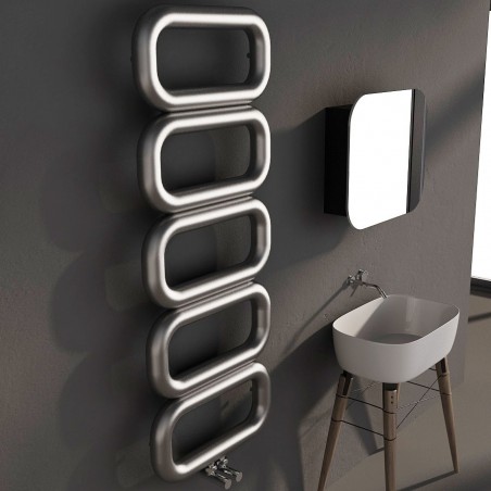 Carisa Talent Brushed Stainless Steel Designer Towel Rail - 500 x 1300mm