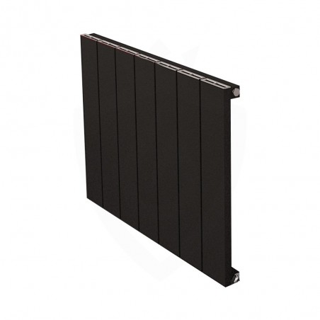 Carisa Nemo Black Aluminium Radiator - 660 x 600mm