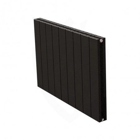 Carisa Nemo Double Black Aluminium Radiator - 850 x 600mm