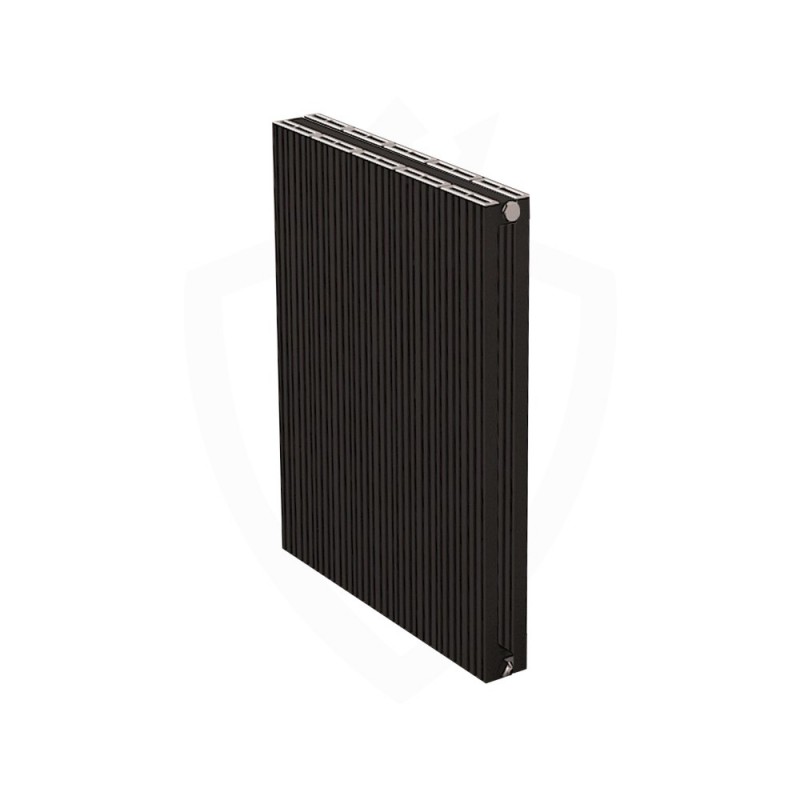 Carisa Monza Double Black Aluminium Radiator - 470 x 600mm