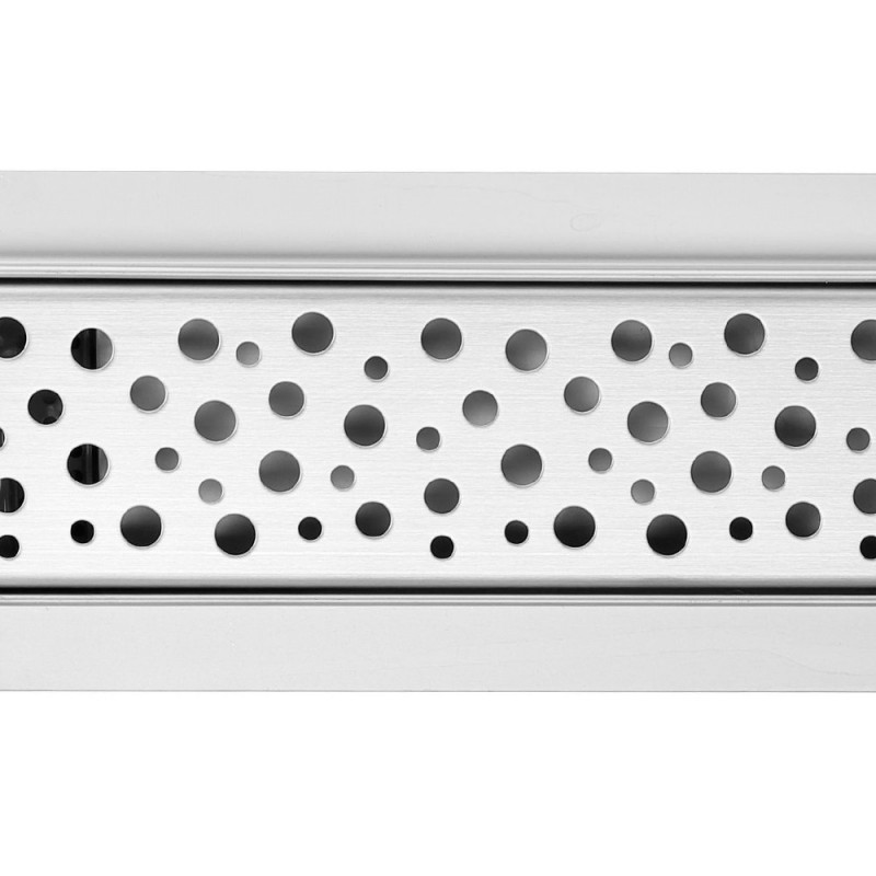 Rectangular Stainless Steel Wetroom Drains - Bubble Design