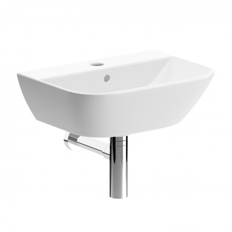 Parma 450mm(w) x 320mm(d) 1 Tap Hole Cloakroom Basin & Bottle Trap