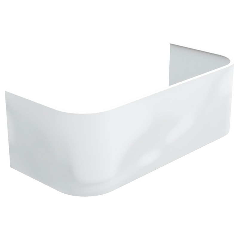 Frontier Back To Wall White Bath Panel