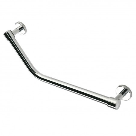 Angled 475mm Grab Rail - Chrome