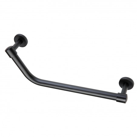 Angled 475mm Grab Rail - Matt Black