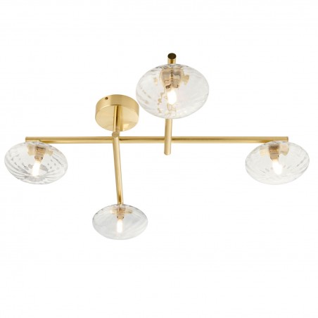 Castor Ceiling Light - Brushed Brass