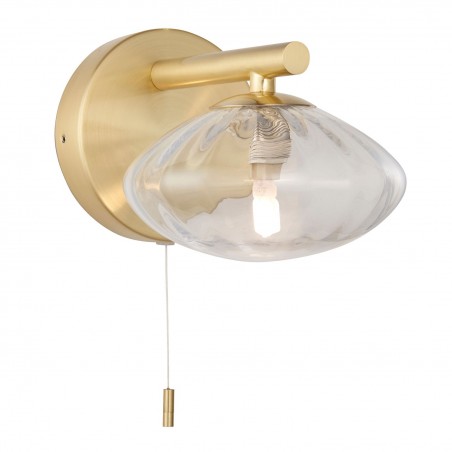 Castor Wall Light - Brushed Brass