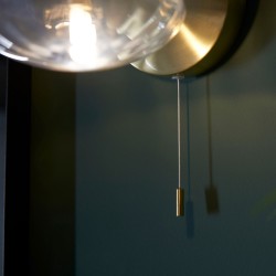 Castor Wall Light - Brushed Brass