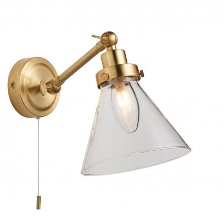 Leo Wall Light - Brushed Brass