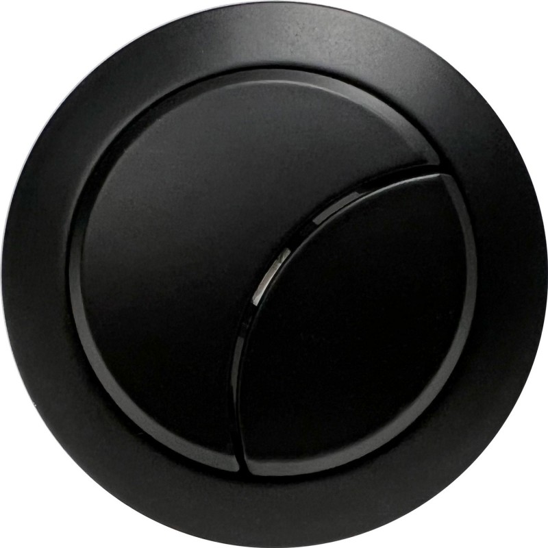 Dual Push Button Cover (Cable) - Matt Black