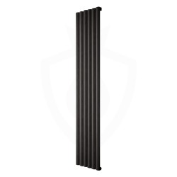 Carisa Tallis Black Aluminium Radiator - 350 x 1800mm
