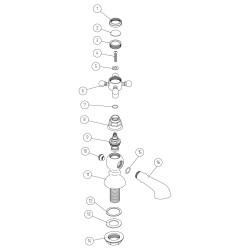 Justify Bath Pillar Taps - Chrome