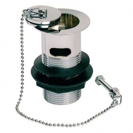 Basin Plug & Chain Waste - Slotted