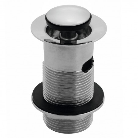 Click Clack Round Basin Waste - Slotted
