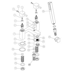 Trigger Bath/Shower Mixer - Chrome