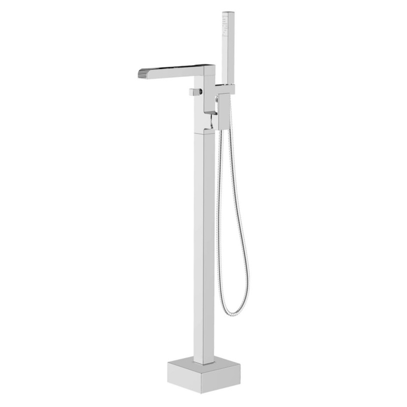 Arrogate Floor Standing Bath/Shower Mixer - Chrome
