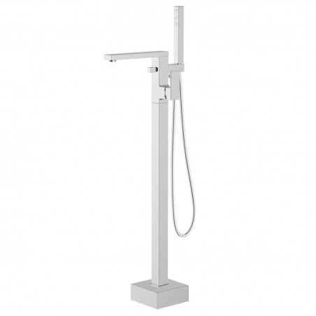 Secretariat Freestanding Bath Shower Mixer - Chrome