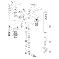 Ventura Bath/Shower Mixer - Chrome