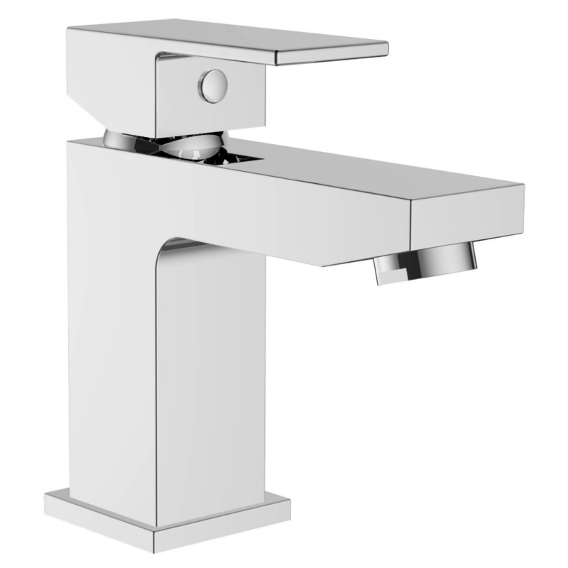Kelso Cloakroom Basin Mixer With Click-Clack Waste - Chrome