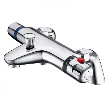 Deck Mounted Thermostatic Bath/Shower Mixer Valve - Chrome