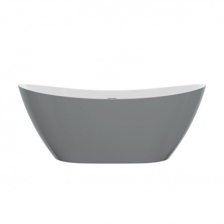 Lancer Freestanding 1700mm(l) x 780mm(w) x 690mm(h) Bath - Grey