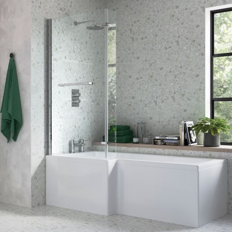 L Shape Bath Screen