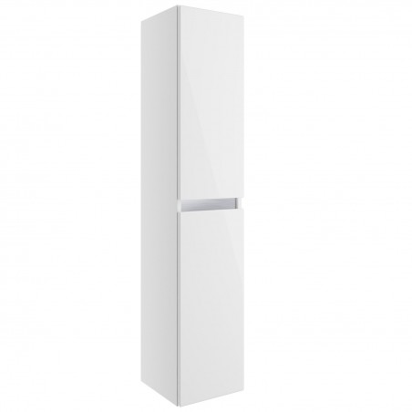 Nagano 300mm(w) 2 Door Wall Hung Tall Unit - White Gloss