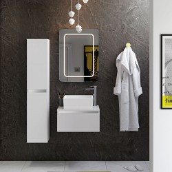 Nagano 600mm(w) Floor Standing WC Toilet Unit - White Gloss