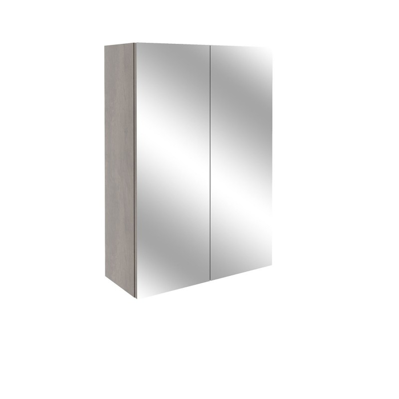 Tokyo 500mm(w) Mirrored Bathroom Cabinet - Nebraska Oak