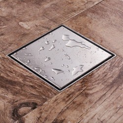 Square Floor Drain Shower Wet Room Bathroom Kitchen Stainless Steel #Fresh #US 