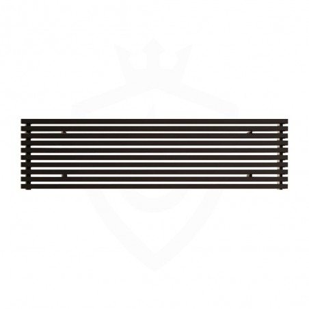 Carisa Sophia Black Aluminium Radiator - 1800 x 415mm