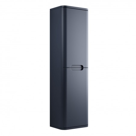 Kyoto 350mm(w) 2 Door Wall Hung Tall Unit - Matt Indigo