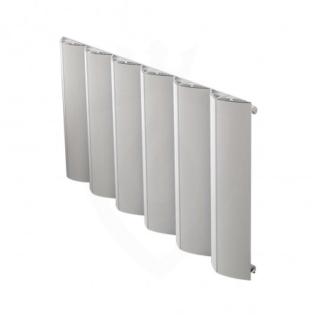 Carisa Nixie White Aluminium Radiator - 1255 x 600mm