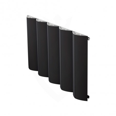 Carisa Nixie Black Aluminium Radiator - 1045 x 1800mm