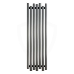 Carisa Motion Anthracite Aluminium Radiator - 550 x 1800mm