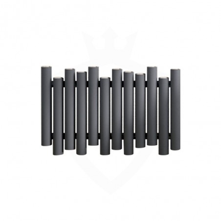 Carisa Motion Anthracite Aluminium Radiator - 950 x 600mm