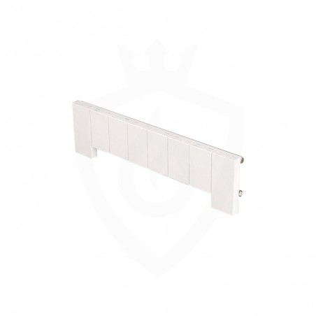 Carisa Elvino Floor White Aluminium Radiator - 995 x 300mm