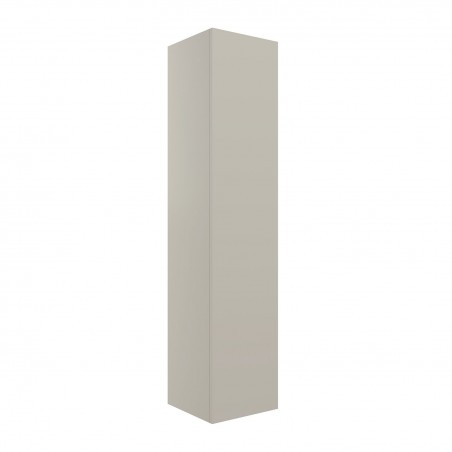 Yamagata 350mm(w) Wall Hung 1 Door Tall Unit - Matt Latte