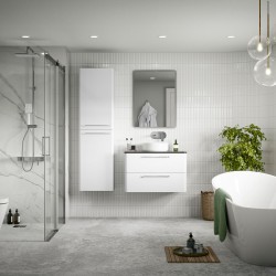 Osaka 506mm(w) WC Toilet Unit - White Gloss